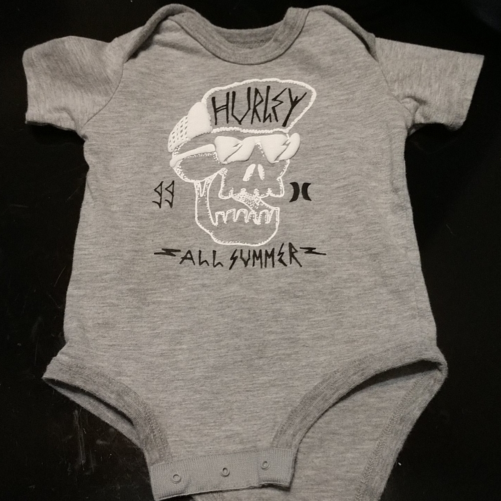 Hurley onesie 3-6mos